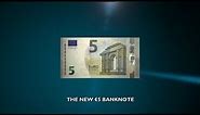 New five-euro note unveiled by the ECB