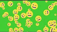 Wink Face Emoji / Smileys Animation | Green Screen | HD | ROYALTY FREE