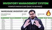 Inventory Management System | Complete Master Class | Basic to Advance