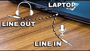 Audio Jack Splitter for Dual PC Streaming Laptop