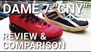 ADIDAS DAME 7 vs DAME 6! Damian Lillard Basketball Shoe Performance Review CNY Red