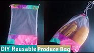 Reusable Produce Bags DIY | Mesh Bag Tutorial