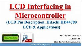 PA 3.3 LCD Interfacing | Hitachi HD44780 LCD | Microcontroller