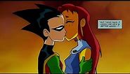 Batman watches Robin get his first Kiss from Starfire | Comic Dub