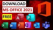 Download and Install Microsoft Office 2021 for windows 10, windows 11