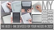 The Best E-Ink Devices in 2023! Remarkable, Kindle, Boox, Supernote? Which one is right for you?