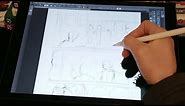 Manga Inking On IPad Pro With Clip Studio