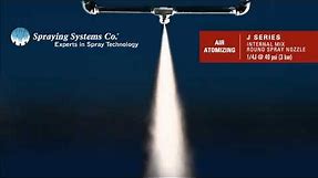 J Series Air Atomizing Nozzle Demonstration by Spraying Systems Co.