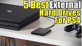 Best External Hard Drives for PS4