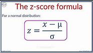 How to Calculate Z Scores