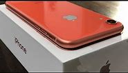 Coral iPhone Xr Unboxing