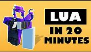Roblox Lua for Beginners - Learn Lua in 20 Minutes