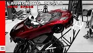 SpaceX Launching Tesla Roadster Into Space Footage