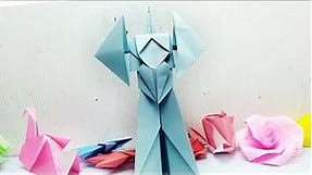 HOW TO MAKE A PAPER ROBOT EASY ORIGAMI | Making a paper robot