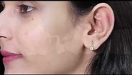Ethiopian Opal Solitaire Infinity Stud Earrings, October Birthstone Jewelry for Women