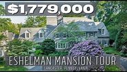 Lancaster, Pennsylvania Luxury Homes | $1.8M Stone Mansion Tour on Lancaster Country Club