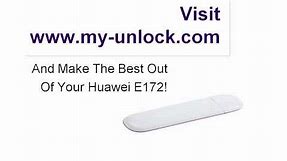 Huawei E172 Unlock Code Simlock Code - Free Software - Free Tutorial