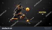 Abstract Silhouette Basketball Player Man Action Stock Vector (Royalty Free) 2133914181 | Shutterstock