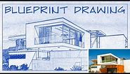 Photoshop: How to Quickly Create the Look of a Blueprint Drawing