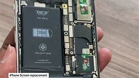 iPhone screen replacement #foryou #foryoupage #iphonescreenreplacement #mancity #screenscenter #iphonerepair #phonerepair