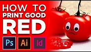 How to Print Good Red Color in CMYK Tutorial | Adobe Illustrator, Photoshop, or InDesign