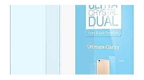 Spigen Crystal Clear Dual iPhone 6s Screen Protector with Crystal Film 2 Front and 1 Back Lifetime Warranty for iPhone 6s/6