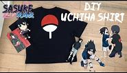 DIY Uchiha T Shirt | Sasuke Uchiha | Naruto DIY