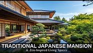 Exploring the Beauty of Traditional Japanese Mansion Architecture and Zen-Inspired Living Spaces