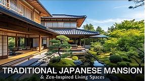 Exploring the Beauty of Traditional Japanese Mansion Architecture and Zen-Inspired Living Spaces