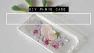 DIY - phone case from dried flowers