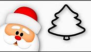 Christmas Tree & Santa Claus drawing | Happy New Year!