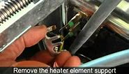 How to change a heater element on a dishwasher. Ariston, Creda, Hotpoint, Indesit, Philco