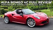 Alfa Romeo 4C Spider Full Review and Ownership Experience - Fun and Fast Italian Convertible #alfa