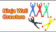 Ninja Wall Crawler Toys Open and See Them Crawl The Wall