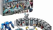 LEGO Marvel Avengers Iron Man Hall of Armor 76125 Building Kit, Tony Stark Iron Man Suit Action Figures (524 Pieces)