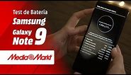 ¡Test de batería! Samsung Galaxy Note 9