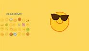 32 Flat Emoji Motion Design