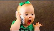 Cutest Baby Talking On The Phone - Funny Baby Videos