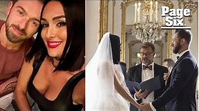 Why Nikki Bella wore John Cena wedding dress to marry Artem Chigvintsev | Page Six Celebrity News