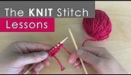 How to Knit the KNIT Stitch: Knitting Lessons for Beginners