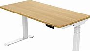 Hanover Electric Sit or Stand Desk with Adjustable Heights, Natural