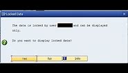 How to Unlock Locked Entry in SAP ? Data in locked by user SAP !!