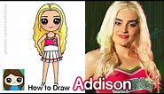 How to Draw a Cheerleader | Addison Disney Zombies