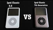 Ipod Classic 5.5 vs 7th Generation comparison