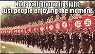 "No cellphones in sight. Just people living the moment" Meme Compilation