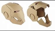 How To Make IronMan Transformers Mask - Hydraulic Cardboard
