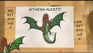 Drawing with Juni #173: How to draw a Wyvern | Mythical Creatures