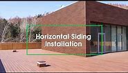 NewTechWood European Style Siding Horizontal Installation Video