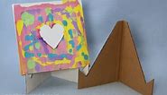 How to Make an Easel from Recycled Cardboard | Sophie's World