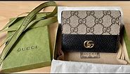 Gucci GG Marmont Card Case Wallet Unboxing | Compact Wallet